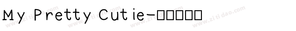 My Pretty Cutie字体转换